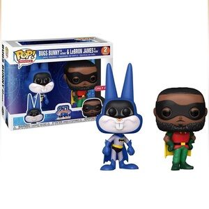 New In Box-Funko-Space Jam-Bugs Bunny/Batman & LeBron James/Robin